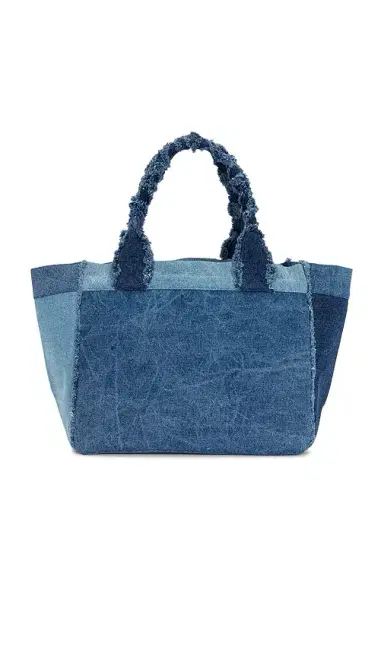 Ganni Medium Trapeze Shopper Denim Bag | Thumbnail 2