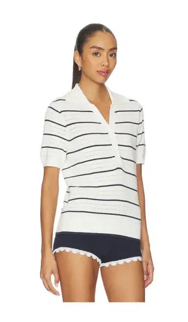 Varley Wren Knit Polo Top | Thumbnail 2 Varley Wren Knit Polo Top | Thumbnail 2