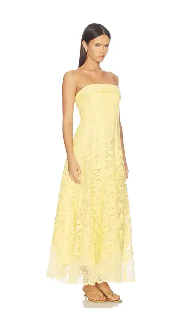 Simkhai Imogen Cotton Lace Bustier Midi Dress | Thumbnail 2 Simkhai Imogen Cotton Lace Bustier Midi Dress | Thumbnail 2