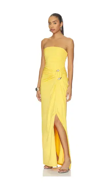 Simkhai Emma Bustier Gown | Thumbnail 2 Simkhai Emma Bustier Gown | Thumbnail 2