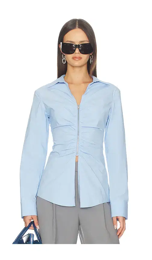 Shirt With Gathered Bust
