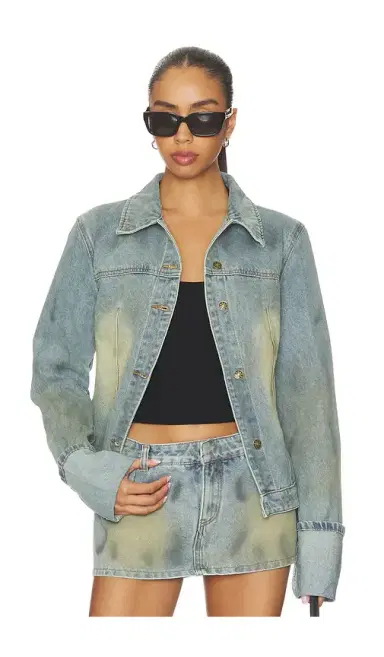 LIONESS The Bronx Denim Jacket | Thumbnail 1 LIONESS The Bronx Denim Jacket | Thumbnail 1