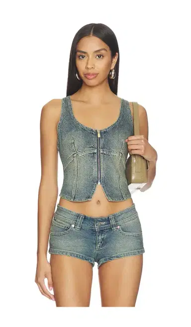 Abrand Addison Racer Vest Top | Thumbnail 1