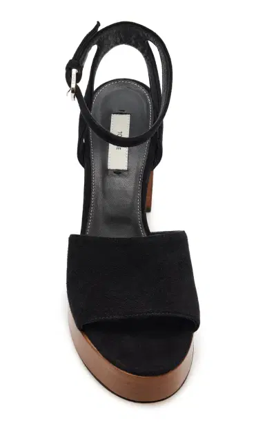 TOTEME Suede Platform Sandals | Thumbnail 3 TOTEME Suede Platform Sandals | Thumbnail 3