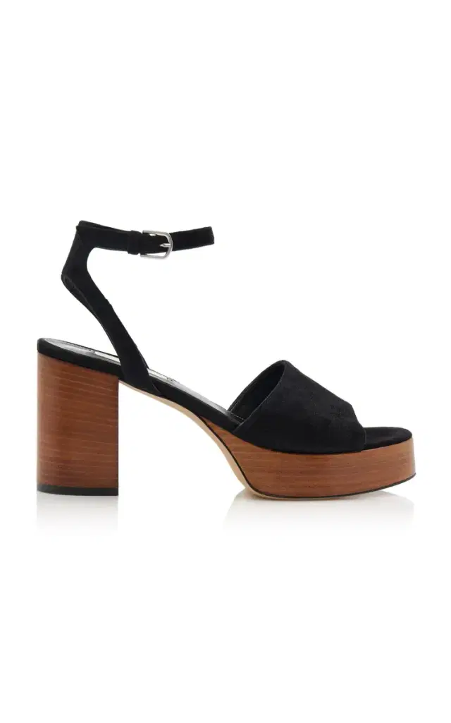 Toteme Suede Platform Sandals