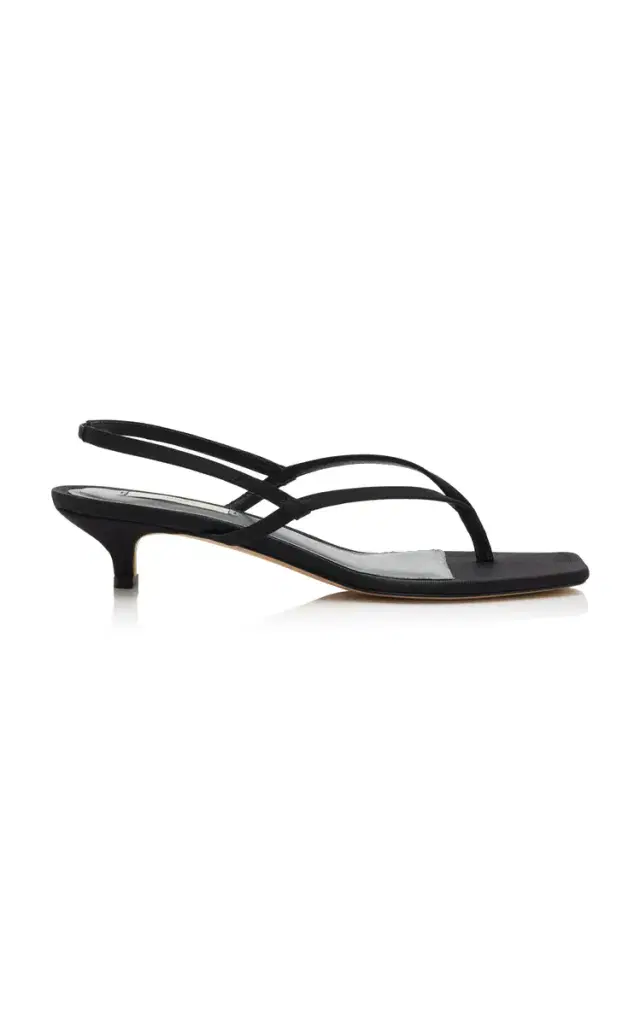 Toteme Satin Slingback Sandals