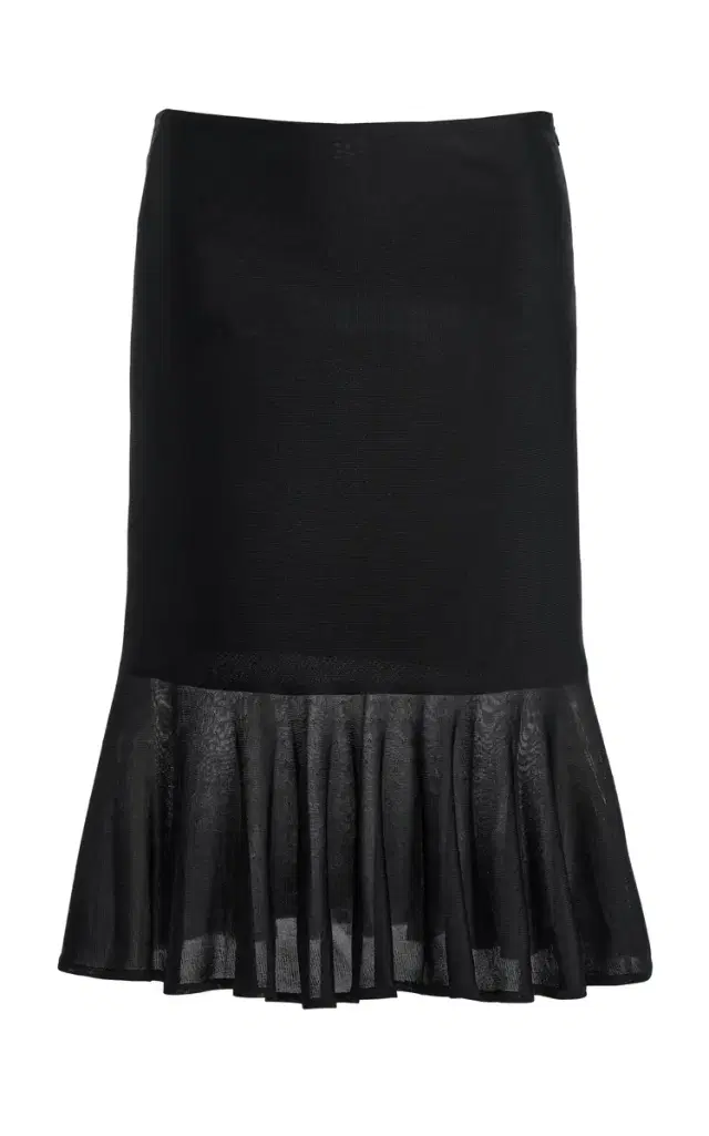 Toteme Fluted Knit Midi Skirt