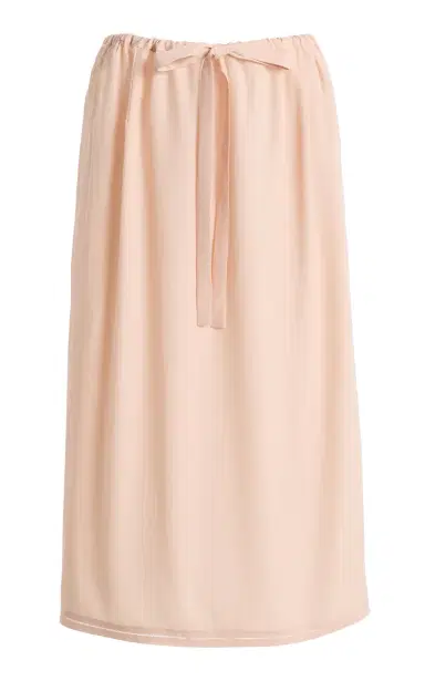 TOTEME Fluid Silk Midi Drawstring Skirt | Thumbnail 1 TOTEME Fluid Silk Midi Drawstring Skirt | Thumbnail 1