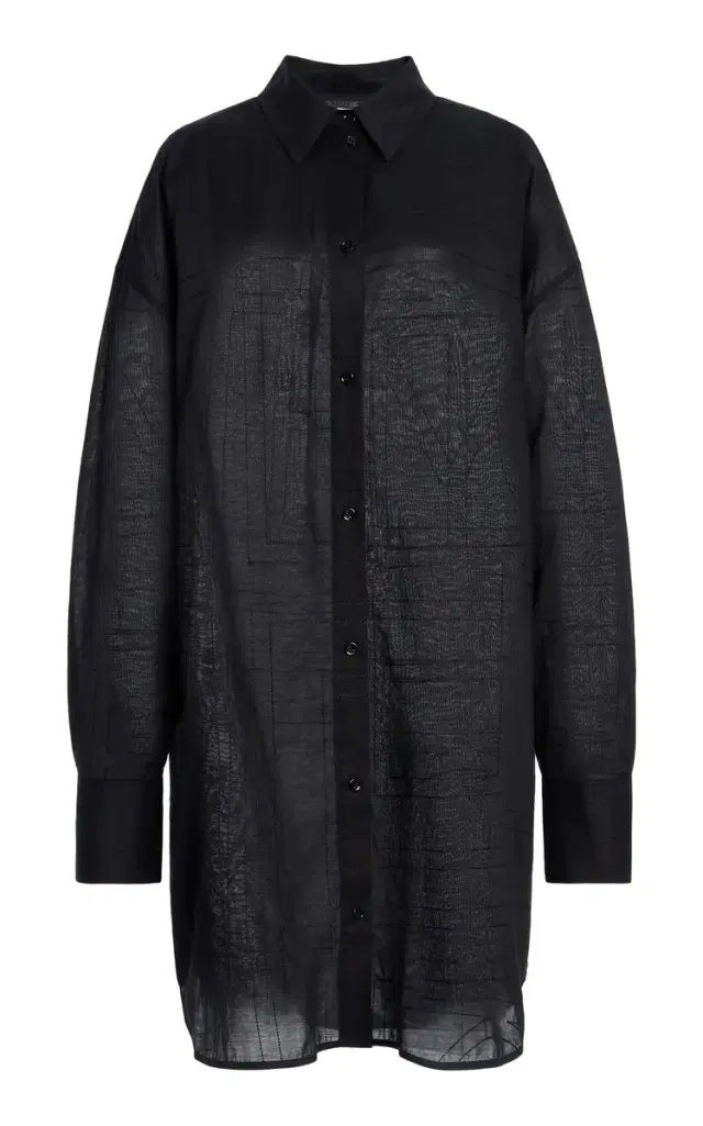 Toteme Long Cotton-Blend Summer Shirt