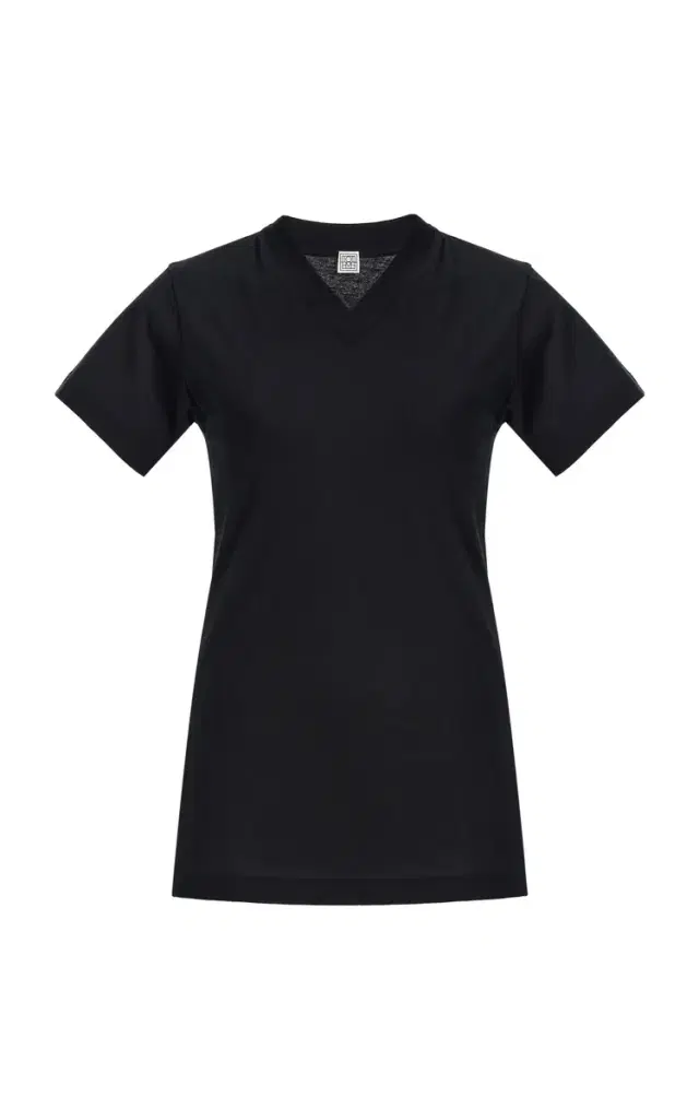 Toteme V-Neck Cotton T-Shirt