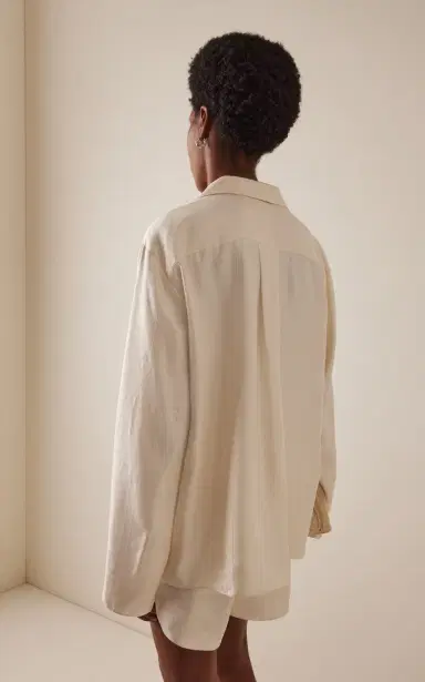 TOTEME Organic Silk PJ Shirt | Thumbnail 4 TOTEME Organic Silk PJ Shirt | Thumbnail 4