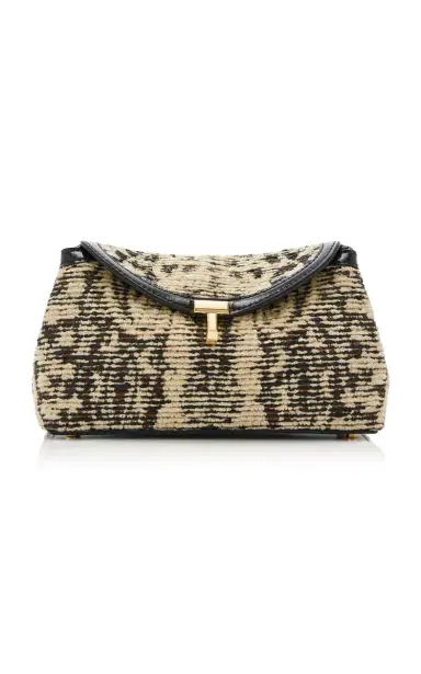 TOTEME Mini T-Lock Paisley Clutch | Thumbnail 1 TOTEME Mini T-Lock Paisley Clutch | Thumbnail 1
