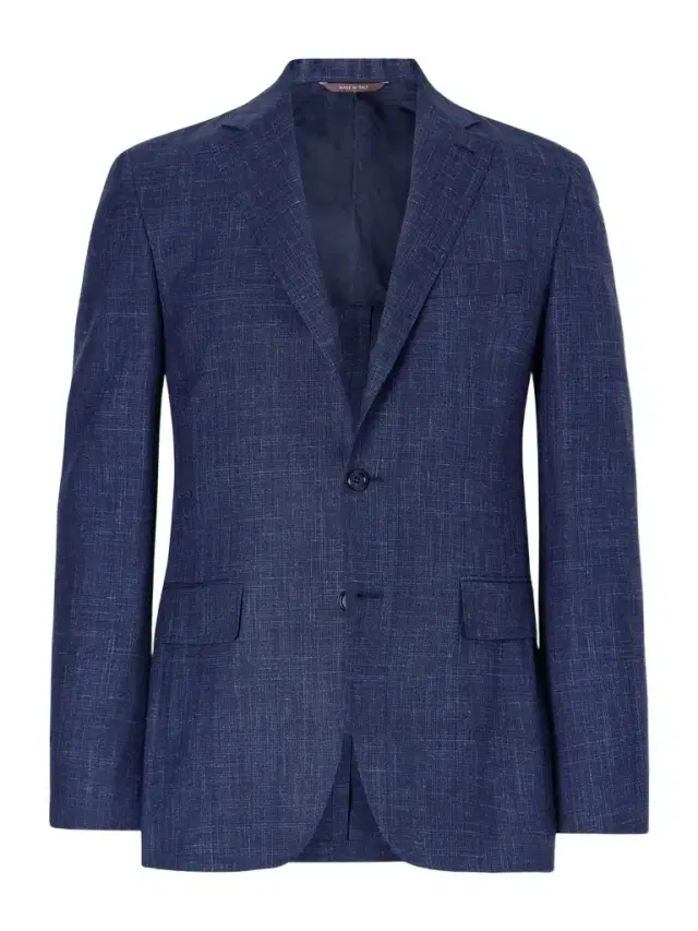 Wool, Silk and Linen-Blend Suit Jacket - Men