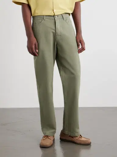 MR P. Edward Straight-Leg Linen Trousers - Men | Thumbnail 3
