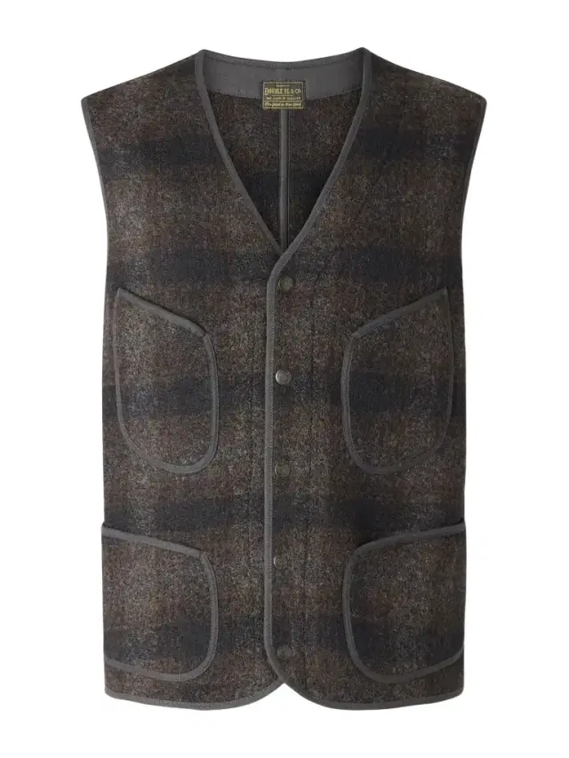 RRL Monroe Slim-Fit Checked Wool and Cotton-Blend Vest - Men