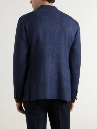 Canali Kei Wool Suit Jacket - Men | Thumbnail 4