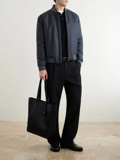 Canali Wool Bomber Jacket - Men | Thumbnail 2
