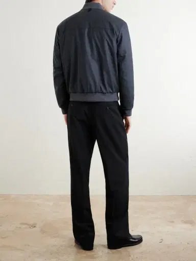 Canali Wool Bomber Jacket - Men | Thumbnail 4