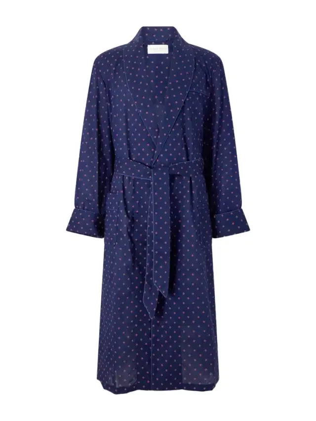 Derek Rose Nelson 109 Printed Cotton Robe - Men