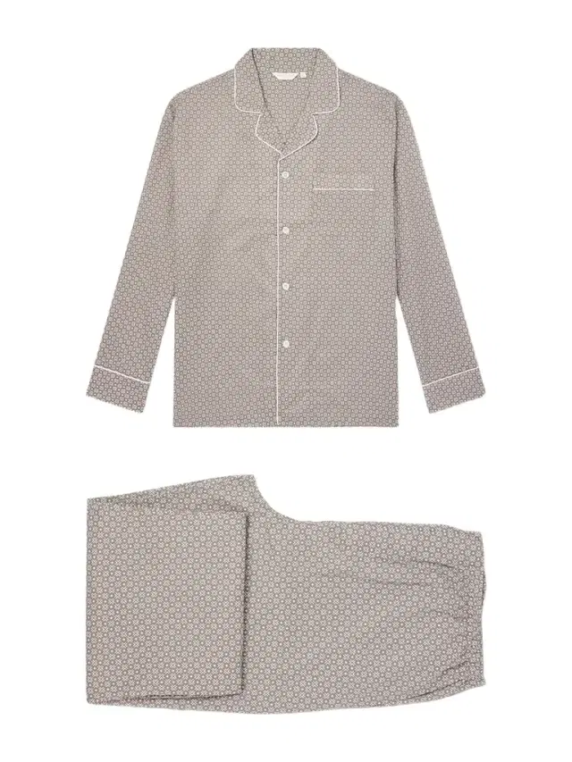 Ledbury 96 Printed Cotton-Poplin Pyjama Set - Men