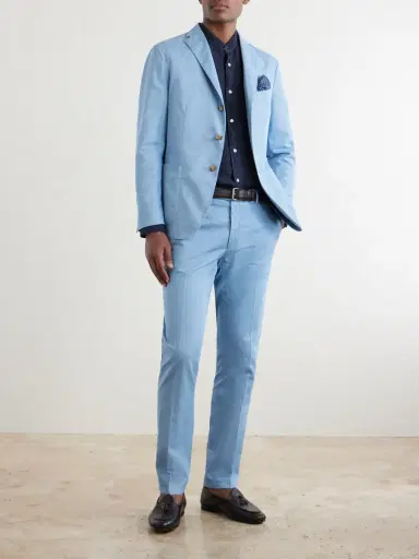Boglioli Stretch Cotton and Linen-Blend Suit Jacket - Men | Thumbnail 2