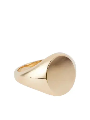 DEAKIN & FRANCIS 9-Karat Gold Oval Signet Ring - Men | Thumbnail 1