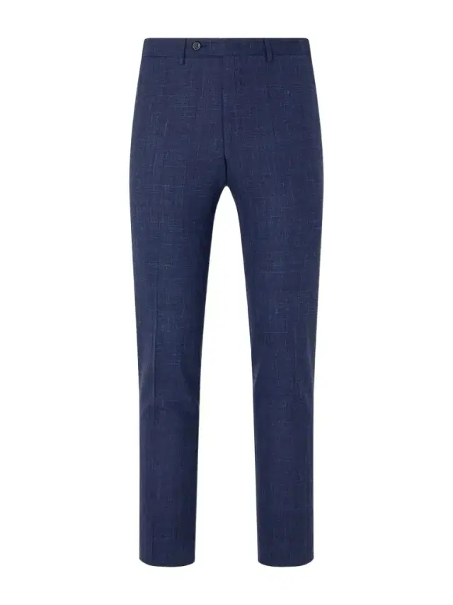 Travel Straight-Leg Wool, Silk and Linen-Blend Suit Trousers - Men