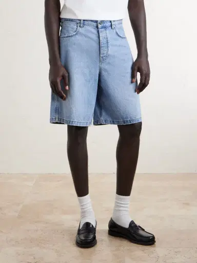 Givenchy Straight-Leg Denim Shorts - Men | Thumbnail 3