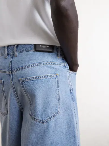 Givenchy Straight-Leg Denim Shorts - Men | Thumbnail 5