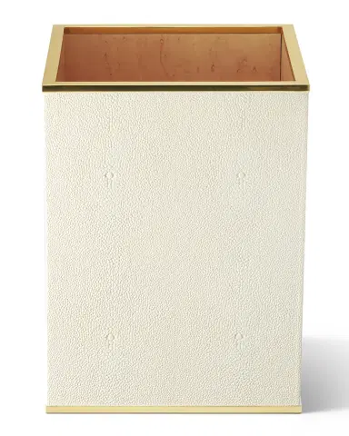 AERIN Classic Faux Shagreen Wastebasket | Thumbnail 3
