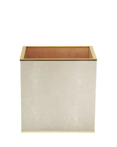 AERIN Classic Faux Shagreen Wastebasket | Thumbnail 1