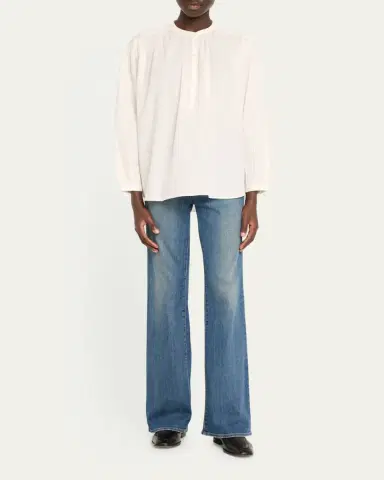 Nili Lotan Neville Voluminous Pullover Blouse | Thumbnail 2