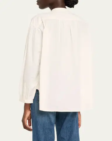 Nili Lotan Neville Voluminous Pullover Blouse | Thumbnail 3