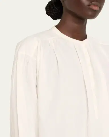 Nili Lotan Neville Voluminous Pullover Blouse | Thumbnail 5
