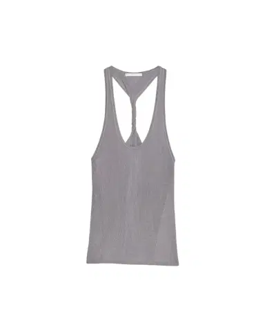 Helmut Lang Ribbed Twist Tank Top | Thumbnail 1