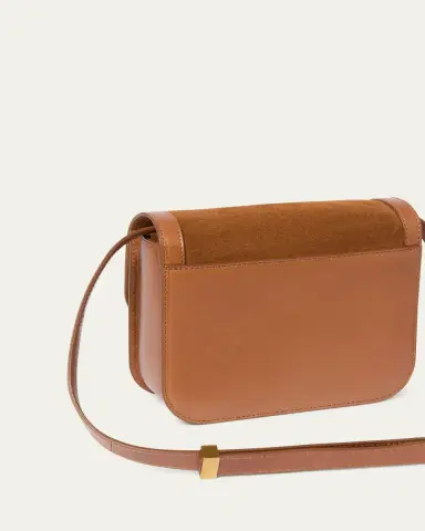 Loeffler Randall Desi Flap Suede and Leather Crossbody Bag | Thumbnail 2