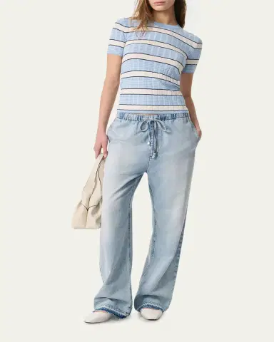 Rag & Bone Eloise Stripe Short-Sleeve Tee | Thumbnail 2