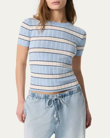 Rag & Bone Eloise Stripe Short-Sleeve Tee | Thumbnail 4