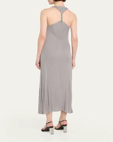 Helmut Lang Twist-Back Ribbed Tank Dress | Thumbnail 3 Helmut Lang Twist-Back Ribbed Tank Dress | Thumbnail 3