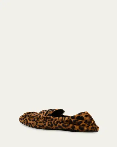 Miu Miu Leopard-Printed Calf Hair Loafers | Thumbnail 4