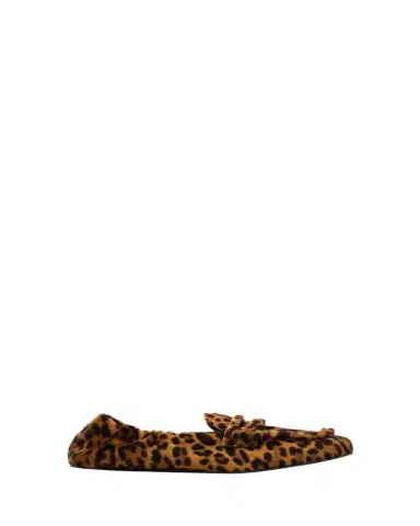 Miu Miu Leopard-Printed Calf Hair Loafers | Thumbnail 1