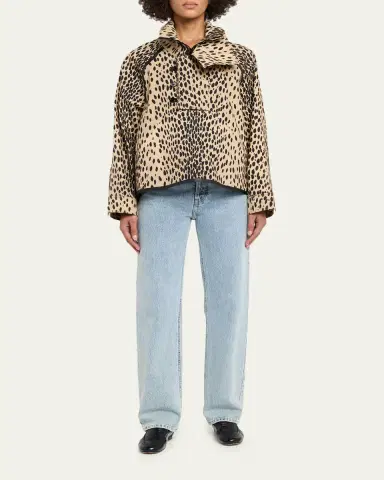Nackiyé Spotted Cotton Fisherman Coat | Thumbnail 2