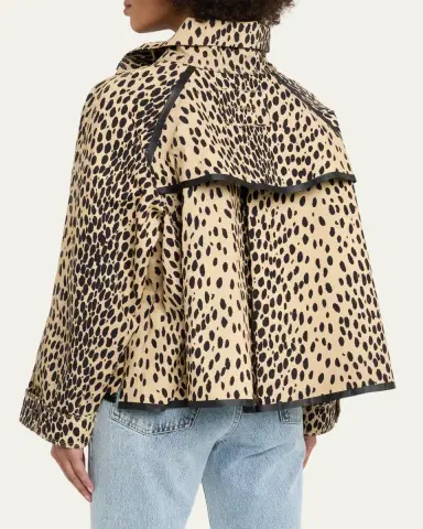 Nackiyé Spotted Cotton Fisherman Coat | Thumbnail 3