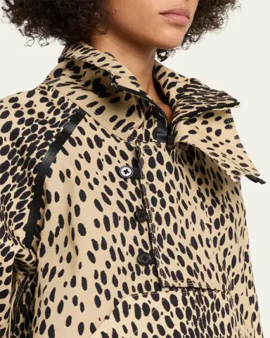 Nackiyé Spotted Cotton Fisherman Coat | Thumbnail 5