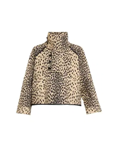 Nackiyé Spotted Cotton Fisherman Coat | Thumbnail 1
