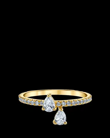 Anita Ko 18K Yellow Gold Diamond Princess Eternity Ring | Thumbnail 2 Anita Ko 18K Yellow Gold Diamond Princess Eternity Ring | Thumbnail 2