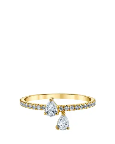 Anita Ko 18K Yellow Gold Diamond Princess Eternity Ring | Thumbnail 1 Anita Ko 18K Yellow Gold Diamond Princess Eternity Ring | Thumbnail 1