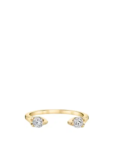 Anita Ko 18K Yellow Gold Orbit Split Diamond Ring | Thumbnail 1 Anita Ko 18K Yellow Gold Orbit Split Diamond Ring | Thumbnail 1