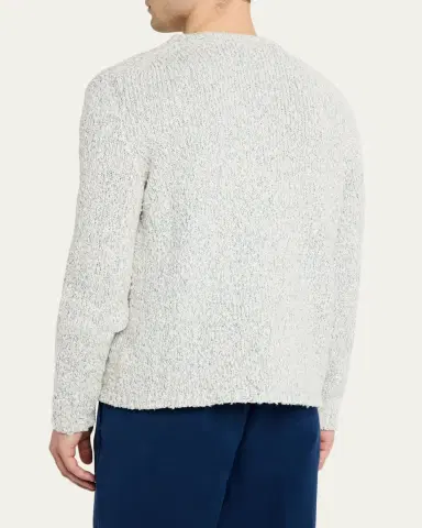 Massimo Alba Men's Nicol Melange Knit Crewneck Sweater | Thumbnail 3