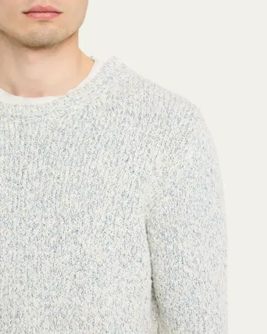 Massimo Alba Men's Nicol Melange Knit Crewneck Sweater | Thumbnail 5